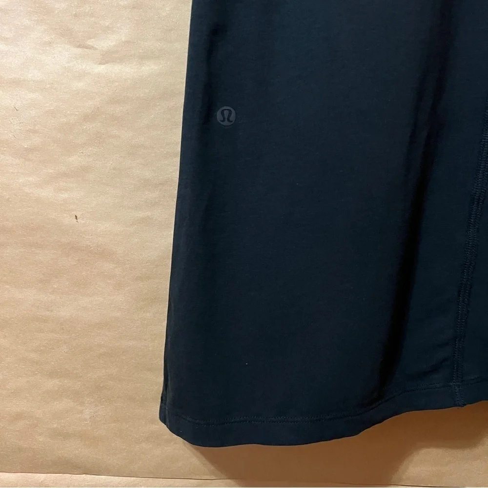 Lululemon | All Yours Tank Maxi Dress Vitasea Pima Cotton Black Size 8